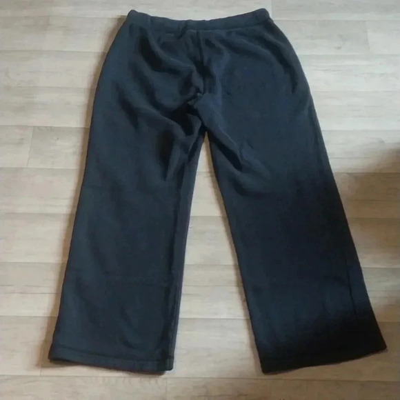 Lands' End Sport Knit Straight Leg Sweatpants Womens Medium Hike Camp Crop - Picture 5 of 9